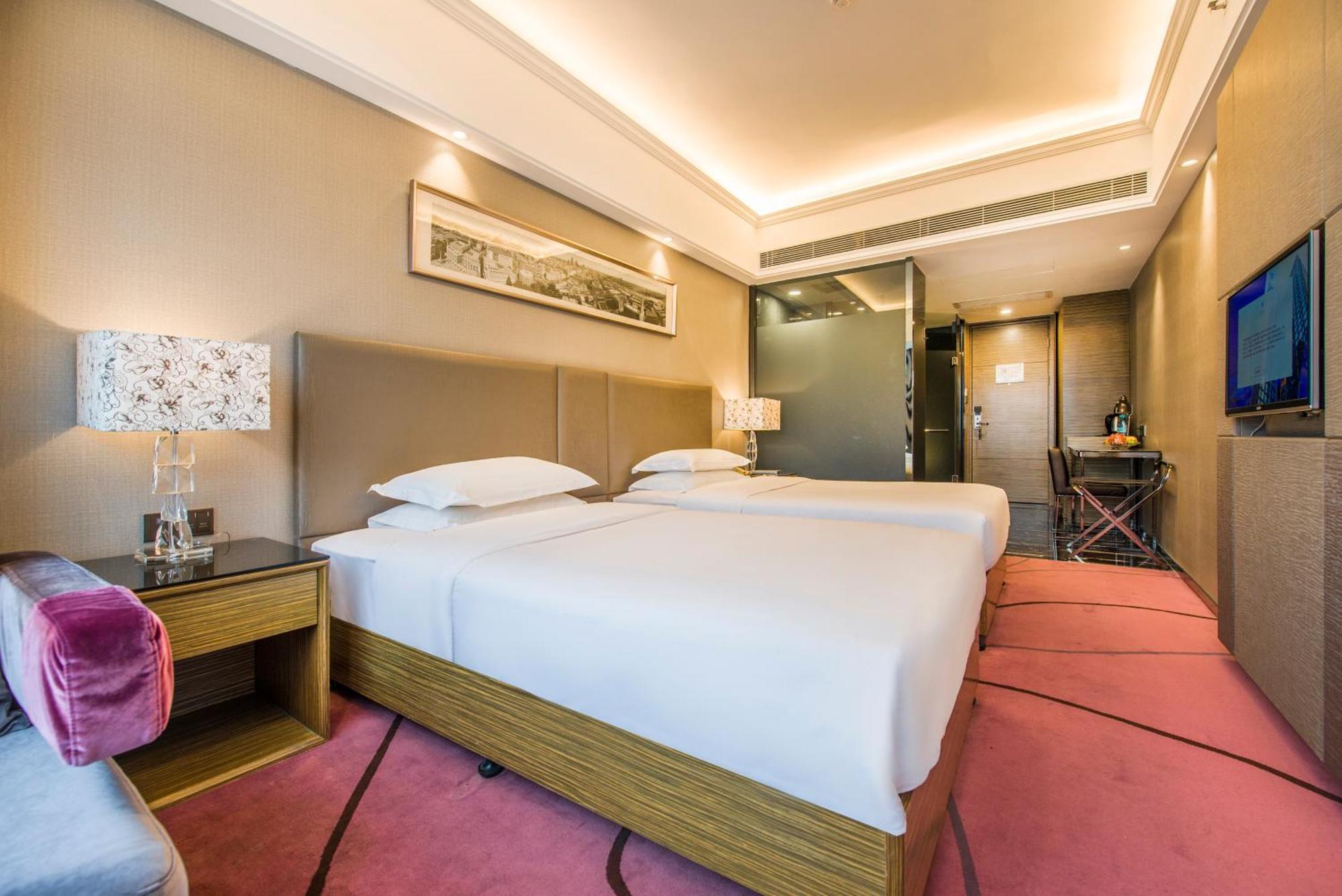 La Perle International Hotel - Free Shuttle Between Hotel And Exhibition Center During Canton Fair & Exhibitor Registration Counter Стая снимка