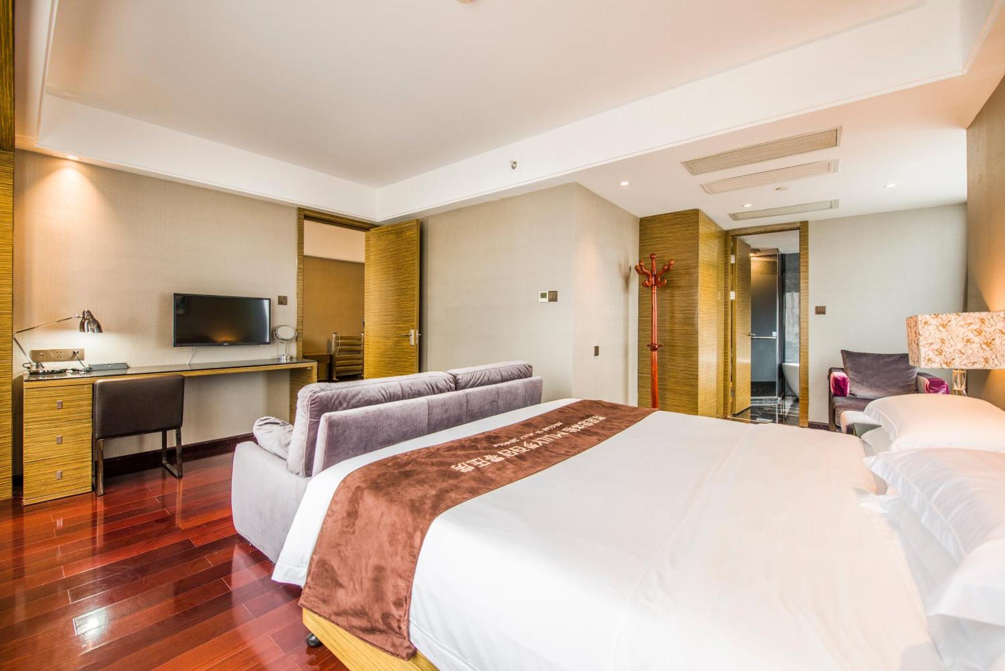 La Perle International Hotel - Free Shuttle Between Hotel And Exhibition Center During Canton Fair & Exhibitor Registration Counter Стая снимка