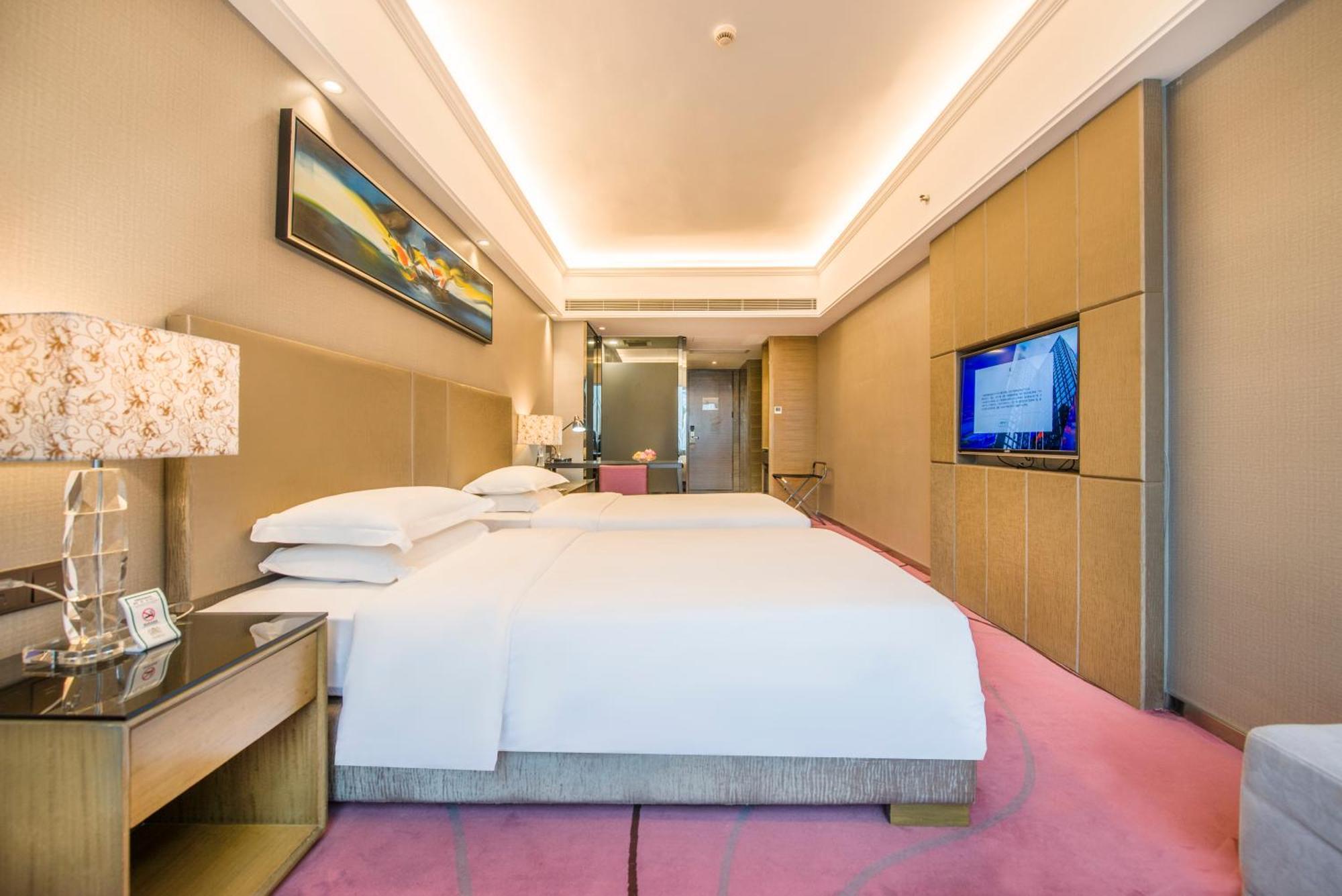 La Perle International Hotel - Free Shuttle Between Hotel And Exhibition Center During Canton Fair & Exhibitor Registration Counter Стая снимка