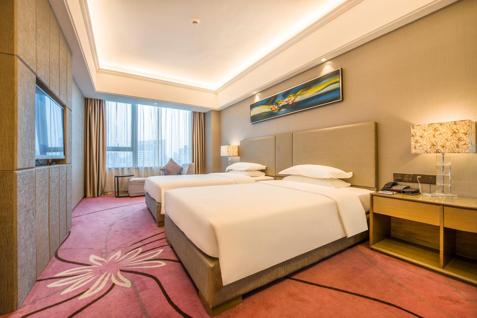 La Perle International Hotel - Free Shuttle Between Hotel And Exhibition Center During Canton Fair & Exhibitor Registration Counter Стая снимка