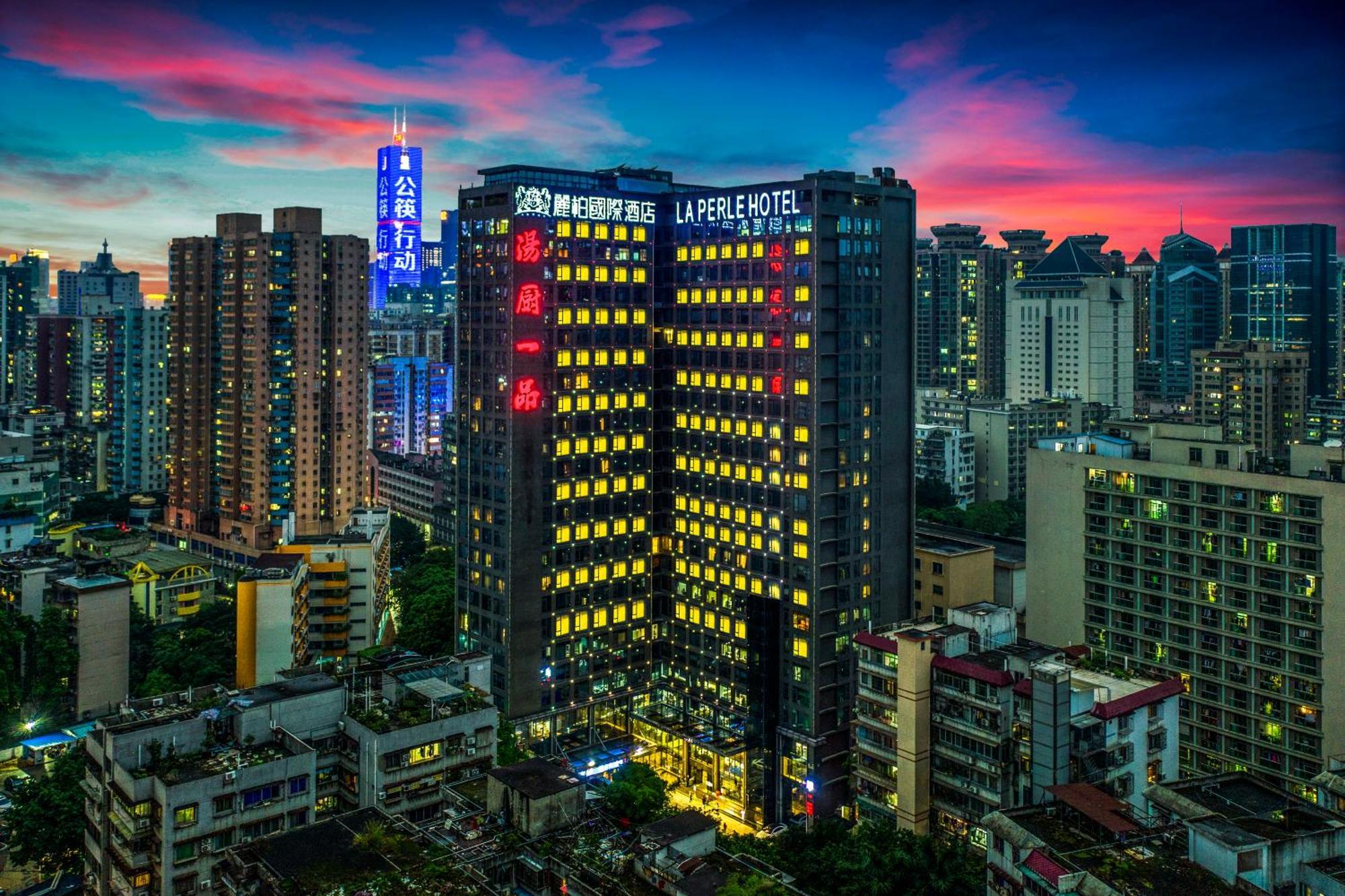 La Perle International Hotel - Free Shuttle Between Hotel And Exhibition Center During Canton Fair & Exhibitor Registration Counter Екстериор снимка