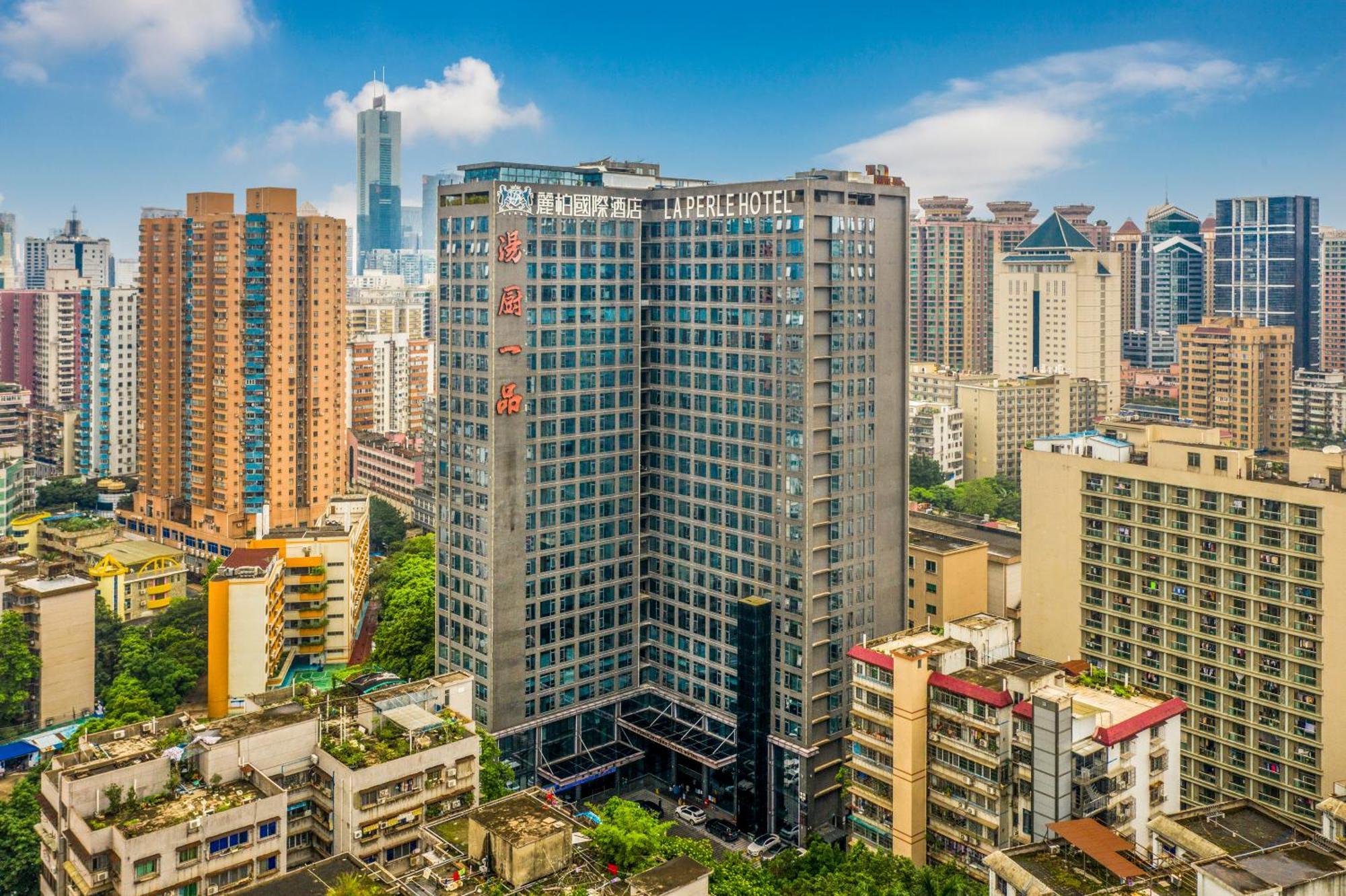 La Perle International Hotel - Free Shuttle Between Hotel And Exhibition Center During Canton Fair & Exhibitor Registration Counter Екстериор снимка