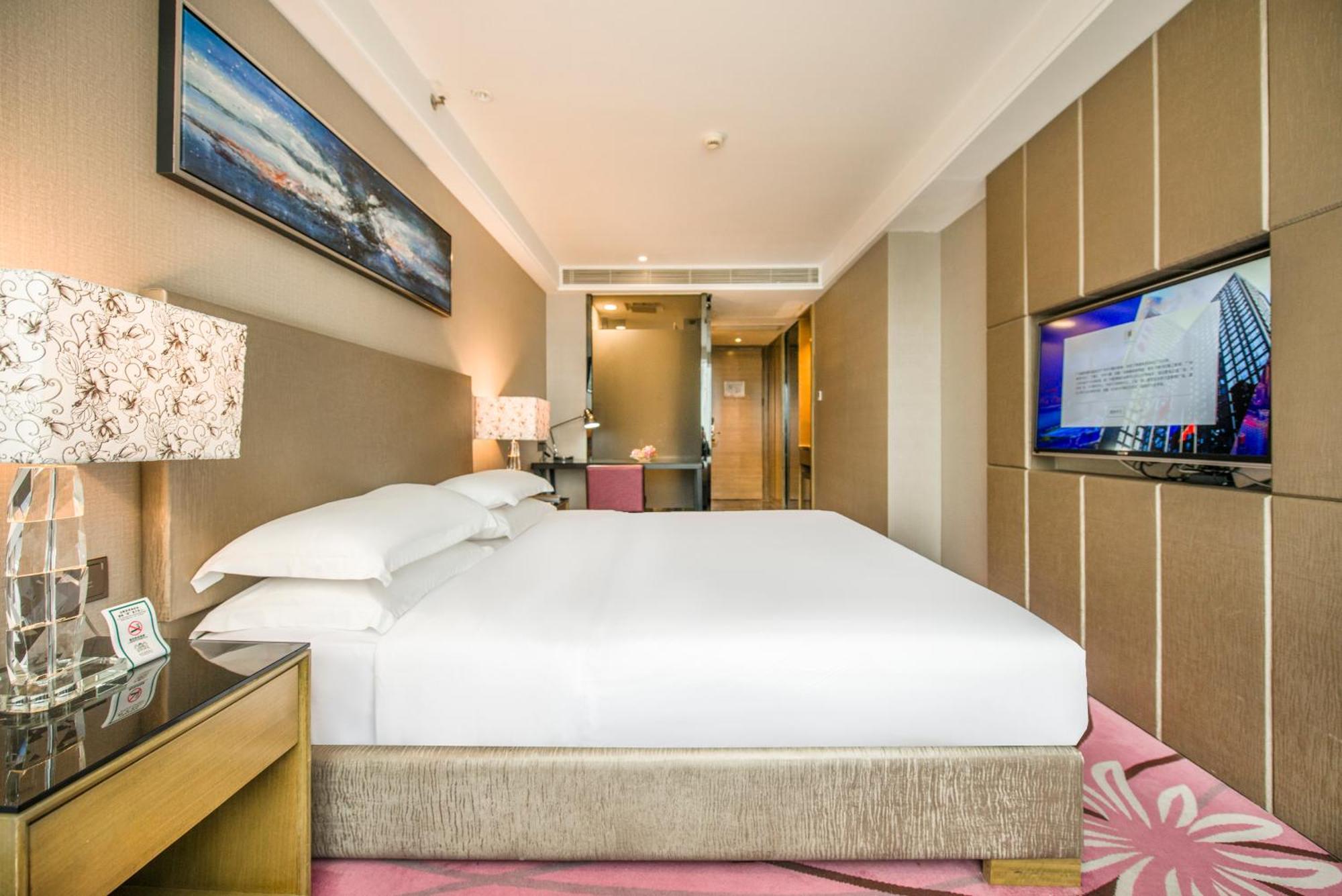 La Perle International Hotel - Free Shuttle Between Hotel And Exhibition Center During Canton Fair & Exhibitor Registration Counter Стая снимка